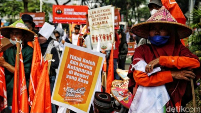 Buruh Suarakan 18 Tuntutan di May Day: Turunkan Harga Migor-Tolak Upah Murah | Berita Medan Hari Ini