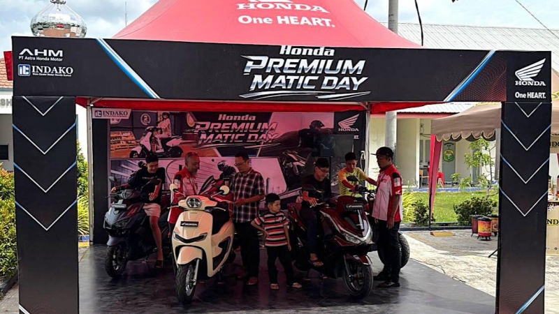 Honda Premium Matic Day Hadirkan Pengalaman Langsung Menjajal Skutik Premium Bagi Pecintanya