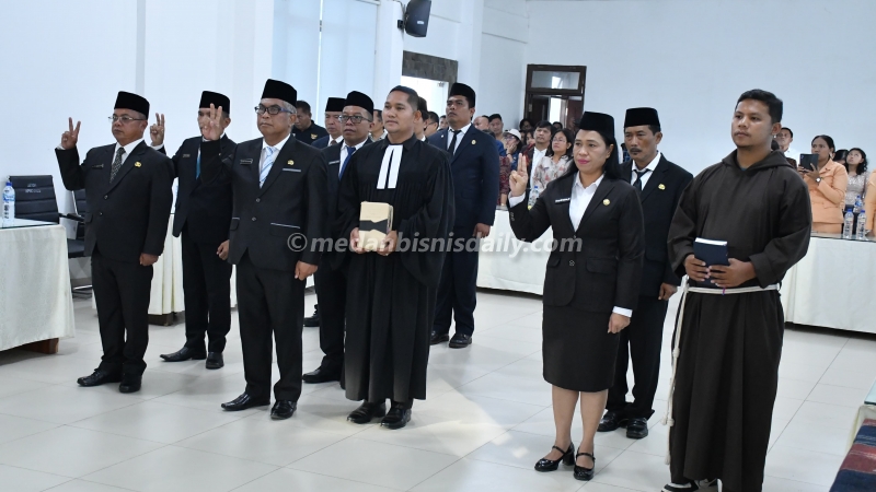 Wabup Samosir Lantik Manthun Sinaga, Rudimantho Limbong hingga Masryn Simbolon Jadi Pejabat Eselon II
