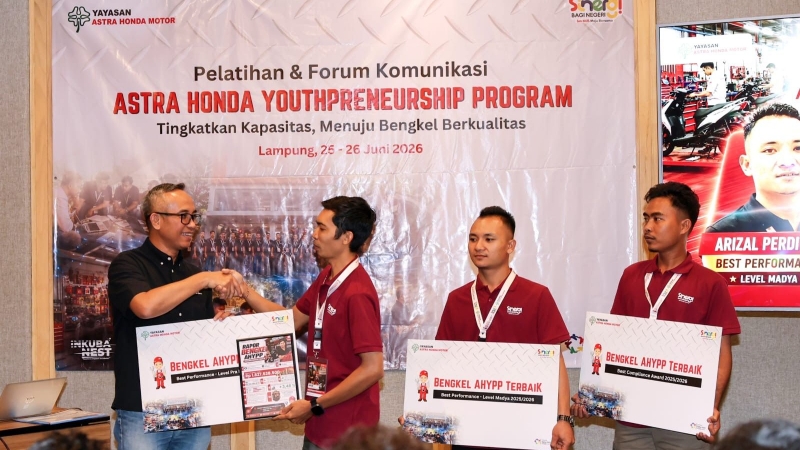 Terus Bertumbuh, Bengkel Binaan Yayasan AHM Jadi Penopang Ekonomi Daerah
