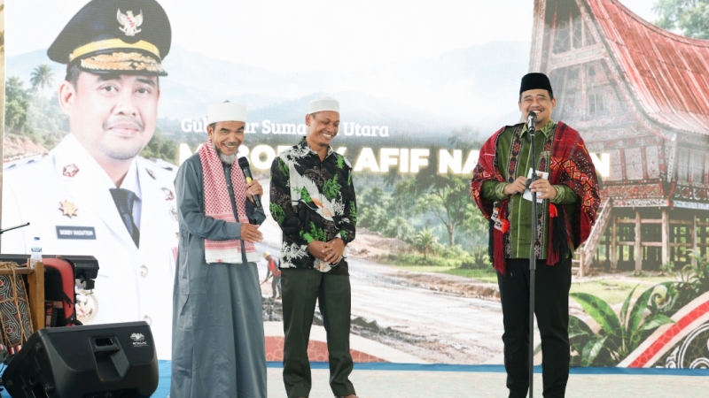 Gubernur Bobby Nasution Bangun Jalan Sipiongot yang 81 Tahun Dinantikan Masyarakat