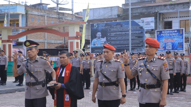 AKP Radiaman Simarmata Jabat Kabag Log Polres Samosir, Iptu Antonius Hutahaean Kasat Reskrim