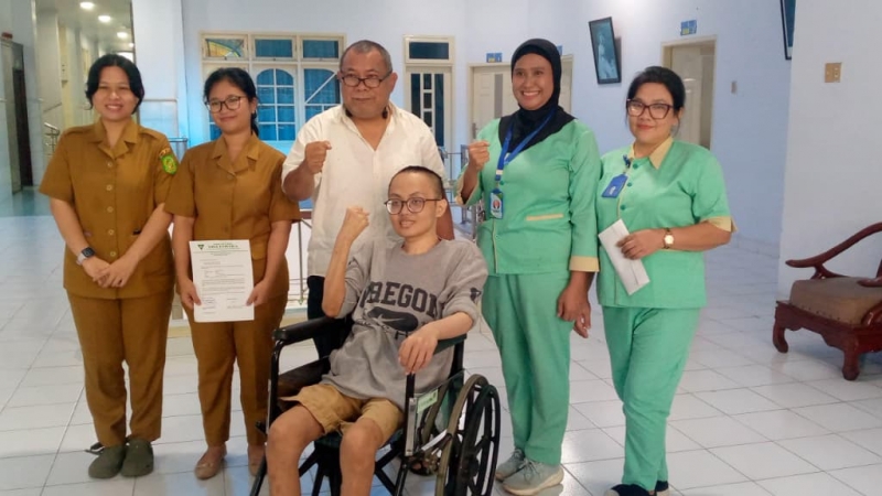 RSU Vina Estetika Rawat Fairuz Ramedestya yang Hidup Sebatang Kara Hingga Pulih