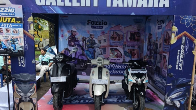 Yamaha Hadirkan Fazzio dan Grand Filano Hybrid di Festival Bunga & Buah Berastagi