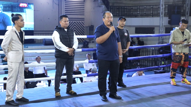 Bupati Asahan Hadiri Asahan Fight Series 3, Dukung Pembinaan Atlet dan Semarak HUT ke-80 Bhayangkara