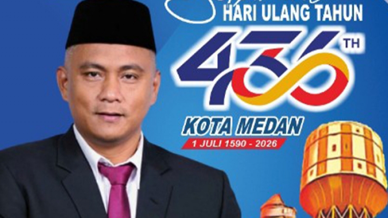 HUT ke-436 Kota Medan, Ahmad Afandi Harahap: Pembangunan Harus Tingkatkan Kualitas Hidup Warga
