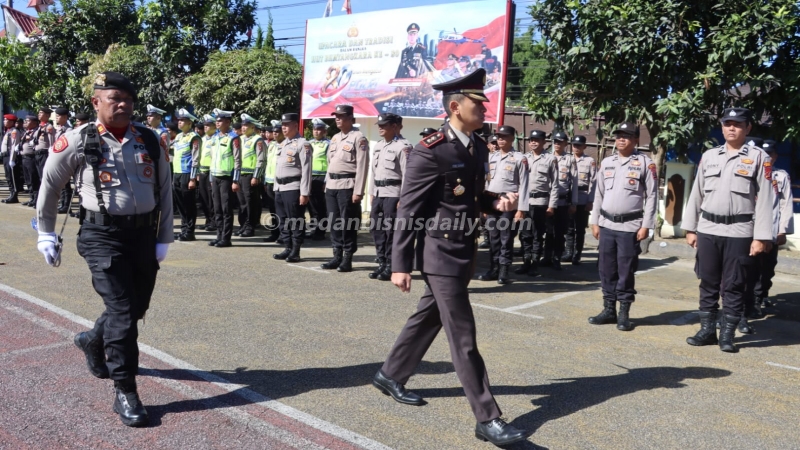 Hari Bhayangkara ke-80, Polres Dairi Tegaskan Komitmen Tingkatkan Pelayanan kepada Masyarakat