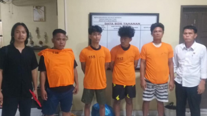 4 Warga Patumbak Ditangkap Usai Diduga Rusak Mobil Satpol PP dan BNNK Deli Serdang saat Razia Narkoba