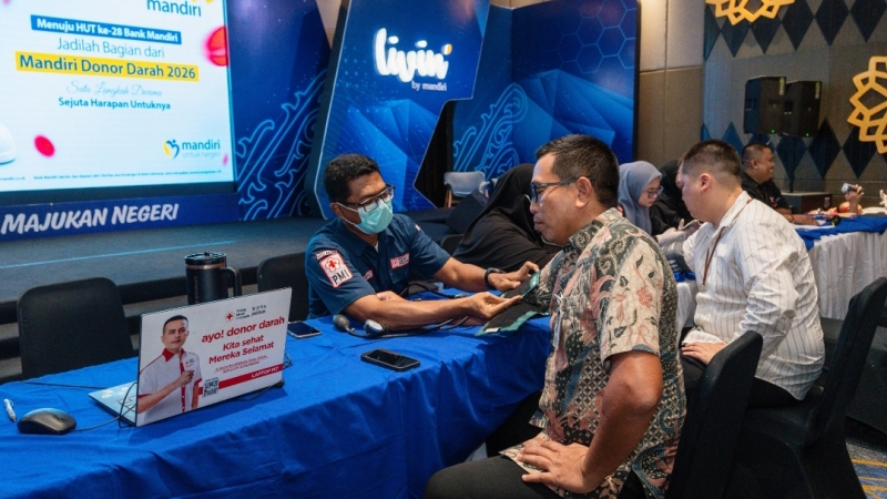 Rangkul 3.360 Pendonor Secara Nasional, Mandiri Donor Darah Hadir Kembali di Medan