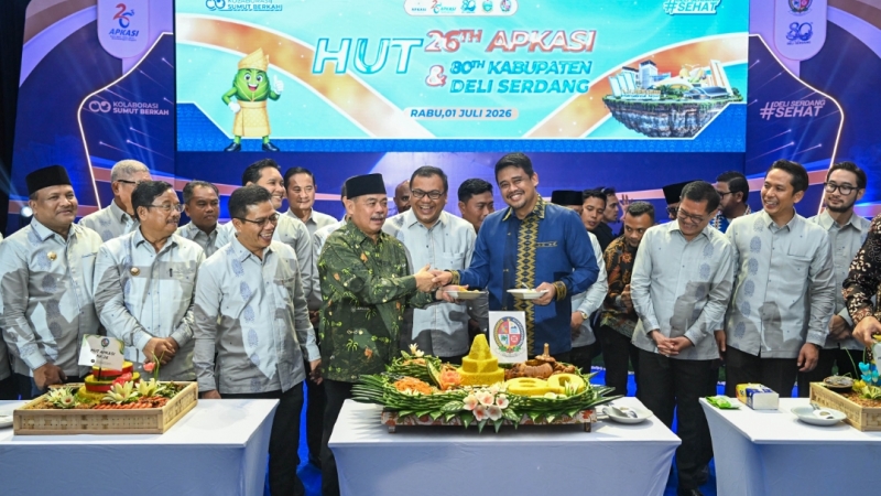 Gubernur Bobby Nasution Dorong Sinergi Fiskal Provinsi-Kabupaten pada HUT ke-26 APKASI