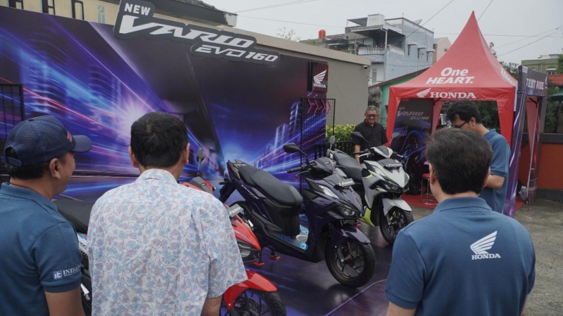 Tampil dengan Evolusi Terbaru, Indako Perkenalkan New Honda Vario Evo 160 di Sumut