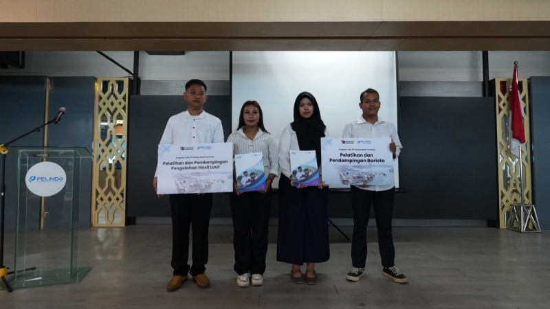 Pelindo Multi Terminal Gelar Pelatihan Vokasi Barista dan Pengolahan Hasil Laut untuk Warga Belawan
