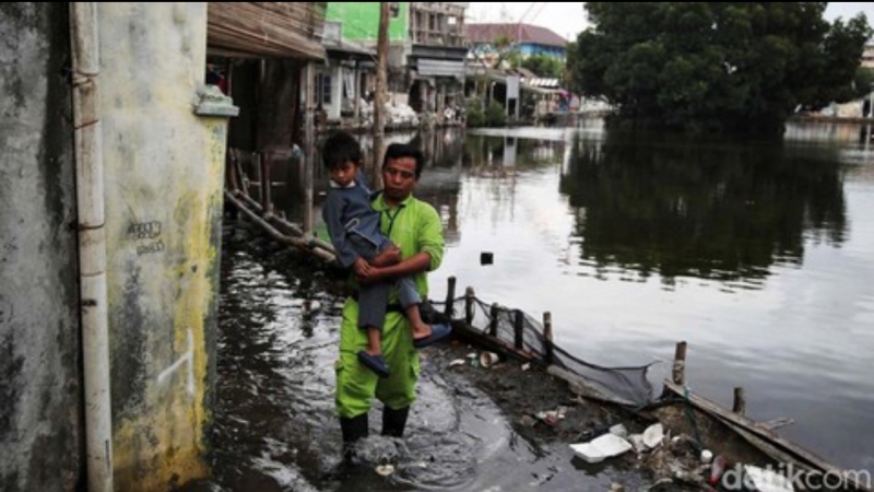 BMKG Ingatkan Potensi Banjir Rob Ancam Kawasan Medan Utara Dipicu Fenomena Bulan Perigee