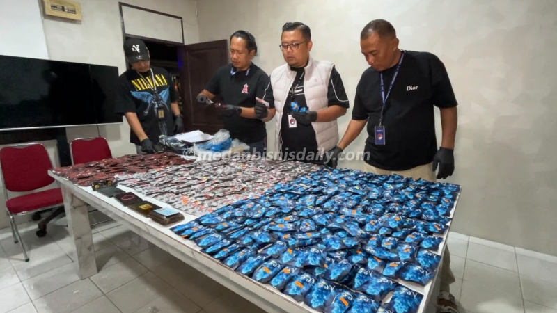 Polrestabes Medan Gerebek Rumah Kos Jadi Gudang Pod Getar, 2 Warga Aceh Ditangkap