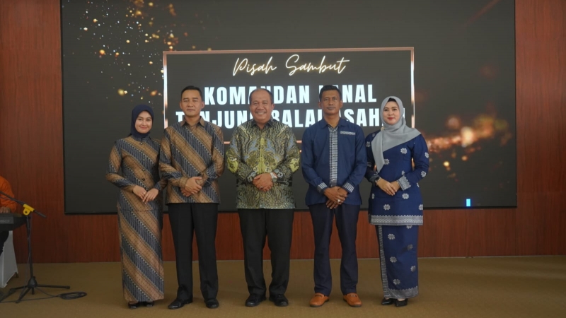 Bupati Taufik Zainal Hadiri Pisah Sambut Danlanal Tanjung Balai Asahan