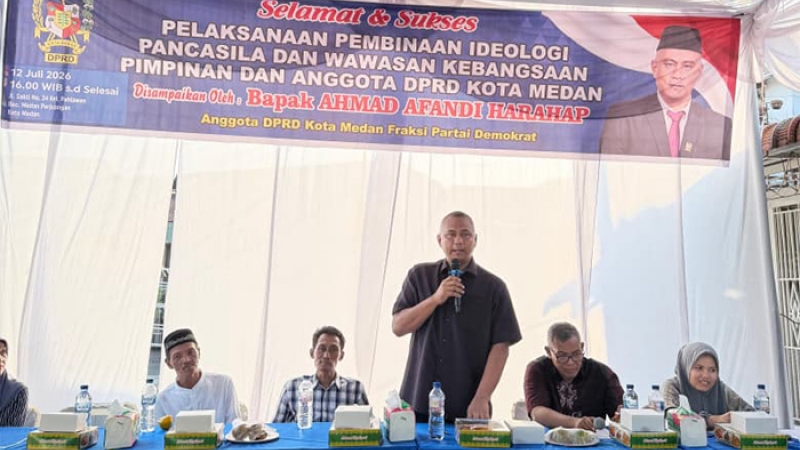 Anggota DPRD Medan Ahmad Afandi Ajak Masyarakat Jadikan Pancasila Sumber Moralitas dan Etika Publik