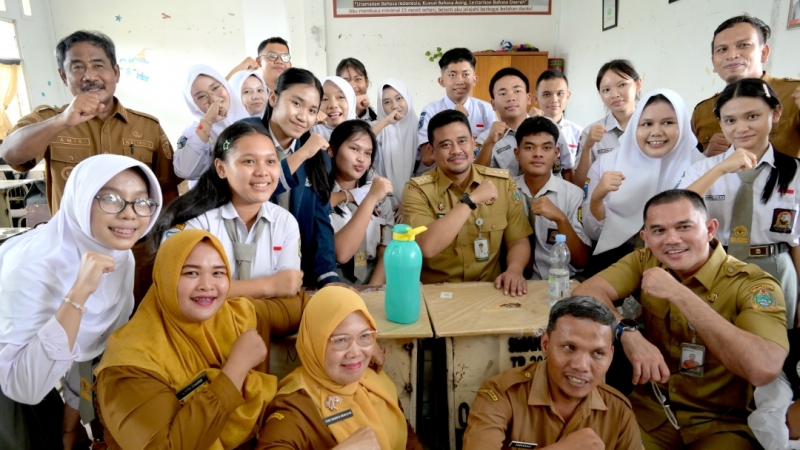 Buka MPLS 2026 se-Sumut, Gubernur Bobby Ingatkan Jangan Terjadi Kekerasan di Sekolah